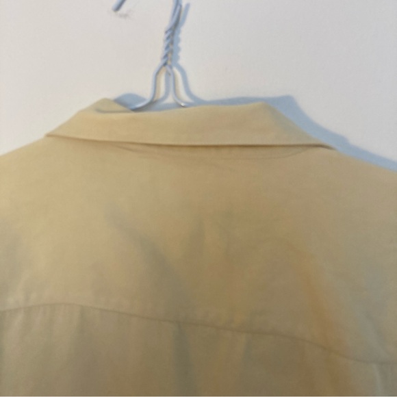 Tommy Bahamas men’s silk shirt yellow size large - Picture 6 of 7